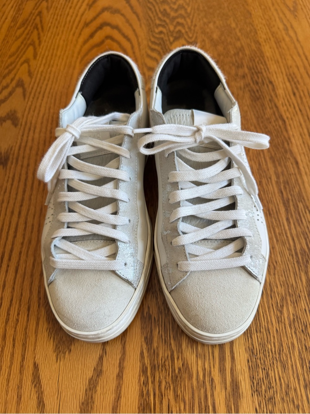 P448 John Low Top Sneaker with Pony Hair